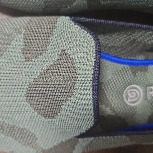 Rothy's The Loafer Classic Olive Green Camo Slip-On Flats Shoes-Size 12 - Picture 16 of 17